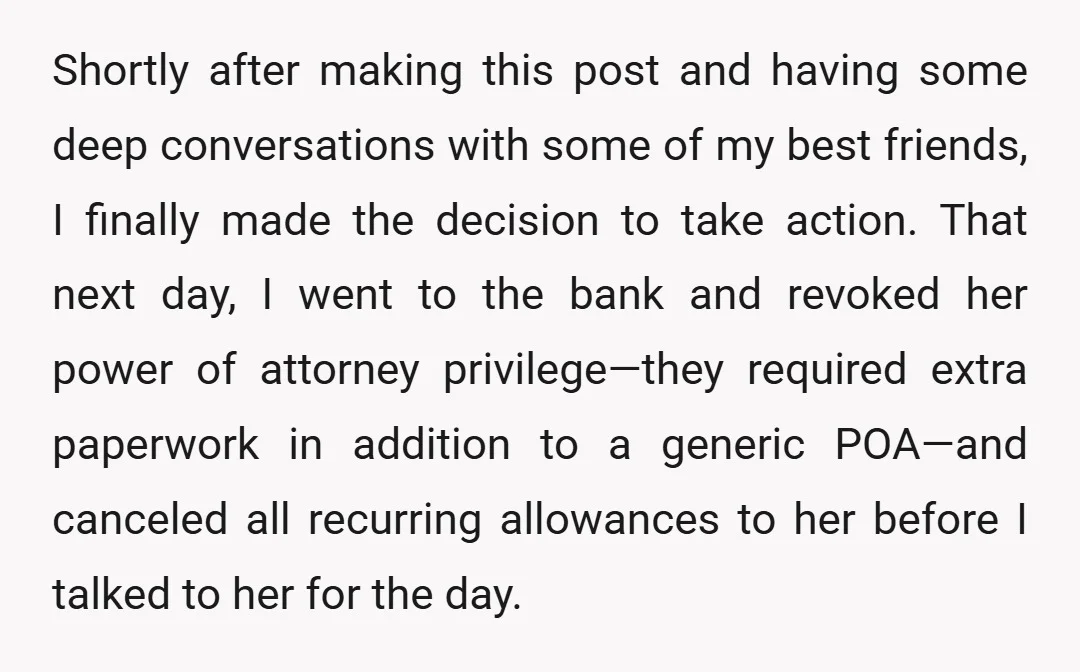 Shortly after making this post and having some deep conversations with some of my best friends, I finally made the decision to take action. That next day, I went to...