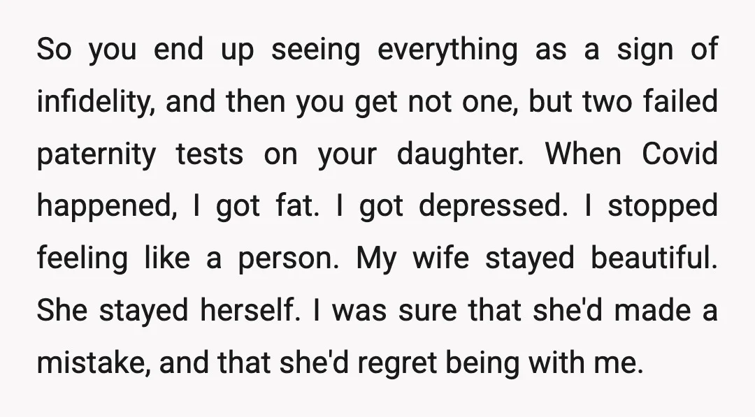 So, I don't know how many of you have been down a self-doubt rabbit hole before, but it's not the most logical place to be.