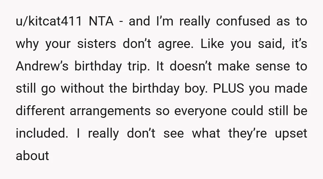 u/everyoneis_gay
NTA as long as you reschedule it for a future time when everyone can participate