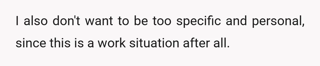 Do you guys have any suggestions of how to handle this situation? What should I do or say?