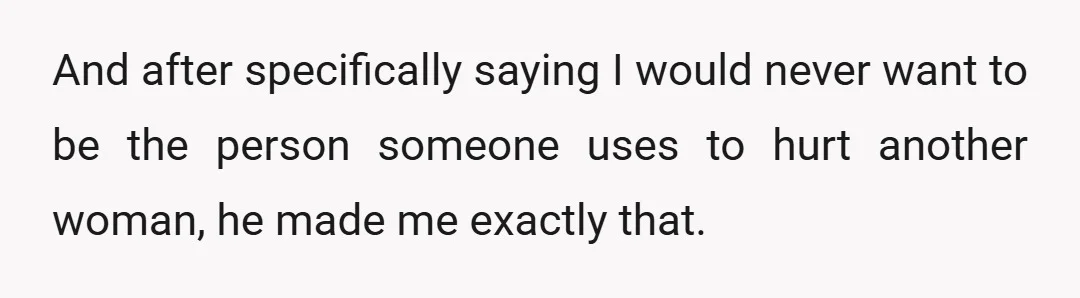 It appears that this poor woman is unknowingly dating a cheater.