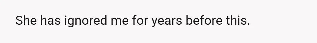 I feel completely blindsided.