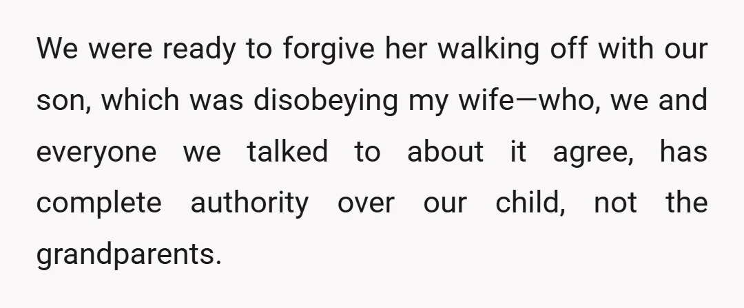 She is ready to forgive my mom, while I am not.
