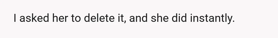 She said she was self-conscious about her pregnancy body, didn't think I was attracted to her anymore, and had nagging thoughts that I was having an affair, which was not...