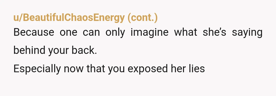 u/PugglePack83
She is a lying pick me girl whose an attention w****.  This girl is not a friend.