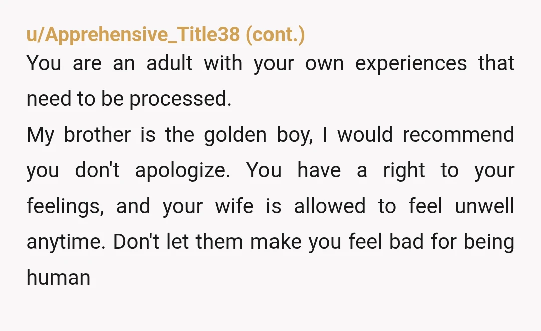 u/anxiety-in-a-box I will never understand why it is socially acceptable to "gift" someone a stick that someone else peed on. I understand the context, but too much of a gross...