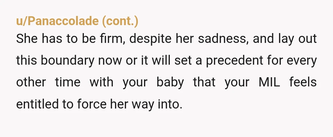 u/DeepPurpleDaylight NTA. I wouldn't have let her stay in the first place. I would've let her get a hotel and made her abide by the 1 hour at a time...