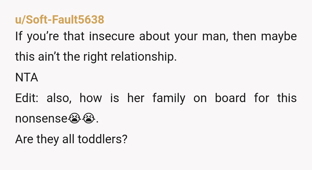 u/Equivalent_Lemon_319
Of course you’re NTA, the bride and her family sound completely ridiculous.