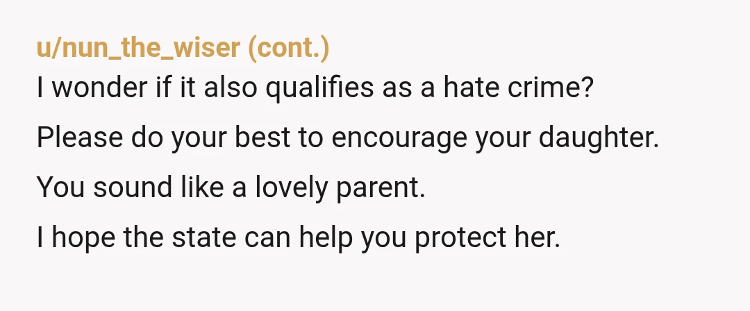 u/sydthesloth25 (Trans guy here) At 16 your daughter has every right to choose not to see her father, I would ask her if she wishes to press assault charges. This...