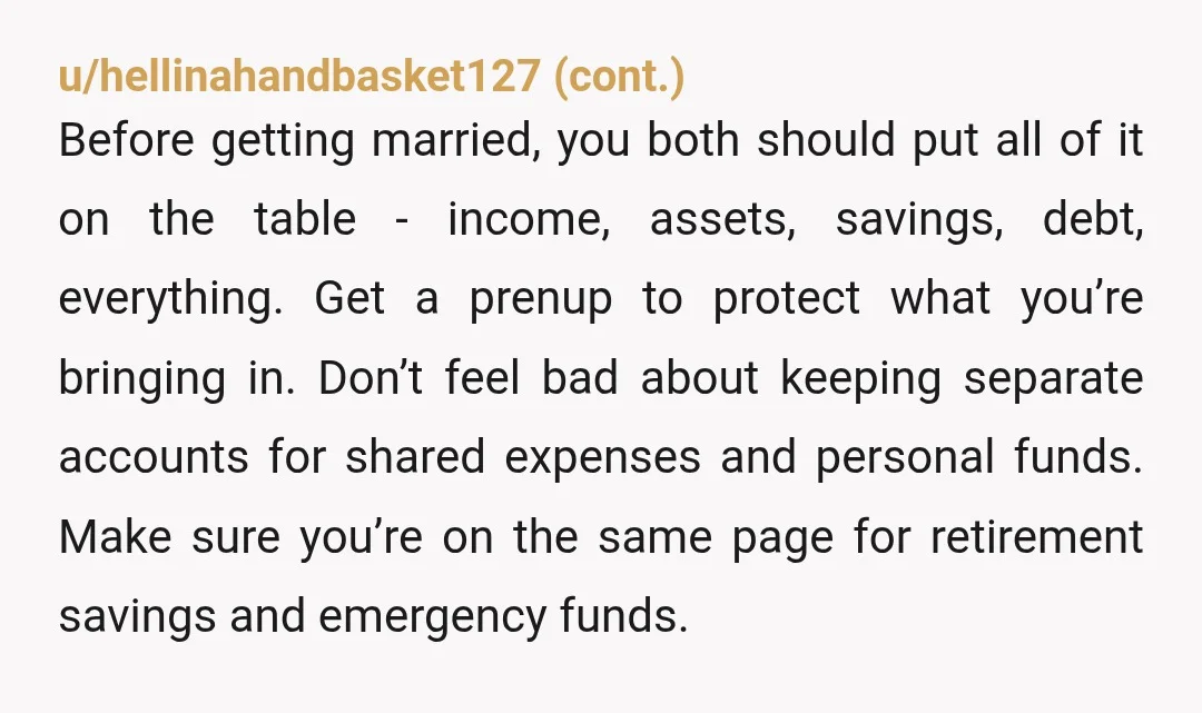 u/RotorFC
YTA, he's willing to share equally without knowing anything and you're not willing to be honest with him.
Get over yourself and be a partner or set him free.