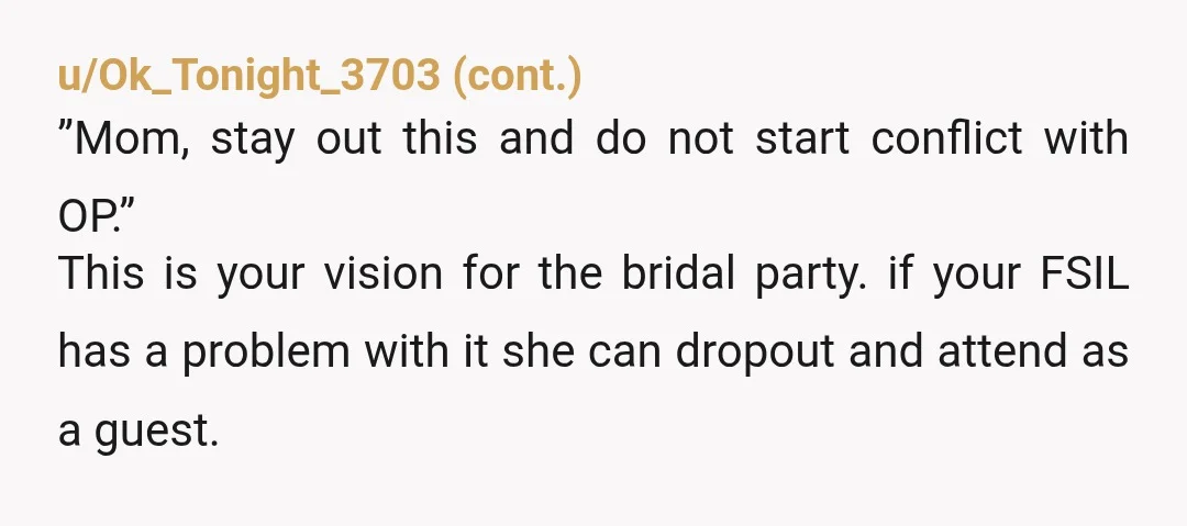u/caitie578 I'm fat and stood up in 4 weddings. I wore what the bride told me to, and honestly, you look fat in any dress you're put in. But I...