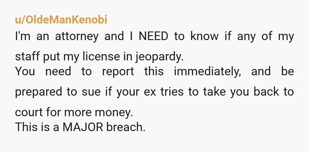 u/Old_Moment7876 This is a serious breach of confidentiality. Your bf’s wife knows this, hence her belated attempt at damage control. You terminate your business relationship with wherever she works. If...