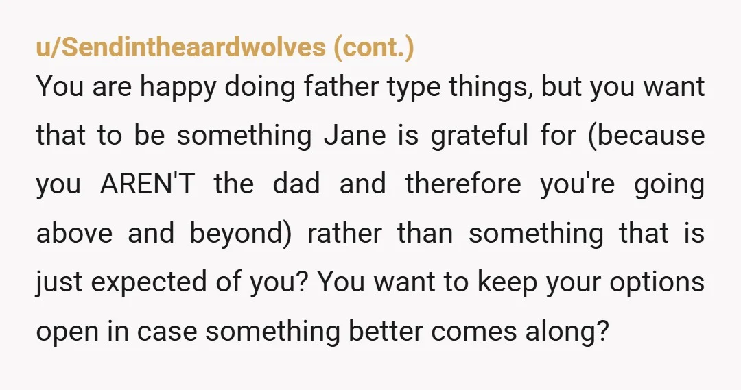 u/wilyamHotto
NTA, you're just the uncle here and Jane needs to clear this up with her kidd