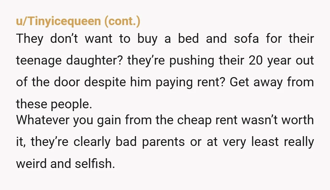 u/lebleudesreves NTA in this case Your parents didn't keep their words and that is already a bad thing. But thinking you're going to leave behing your stuff too, for the...