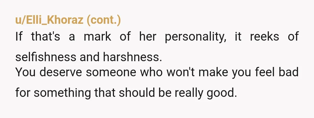 u/italianancestor Why haven’t you broken up with her yet? He literally told you that you were ugly and that she didn’t care if you ever climaxed?! Why are you still...
