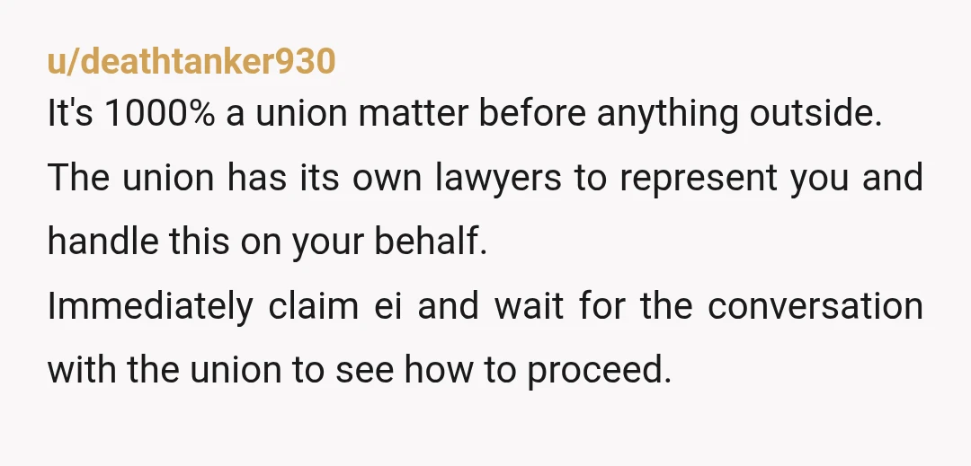 u/thenord321
Talk to yhe union, see if they'll fight for her, that's your best bet.