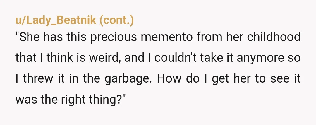 u/eeyorethechaotic You're hurt? You got a computer to do your homework for you. Instead of telling your wife what you love about her. When asked to tell her yourself, you...