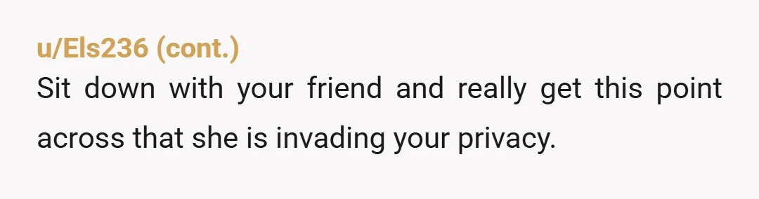 u/tattoovamp
Turn it around on the gf.
Why does she keep barging in, knowing that you sleep naked.
I would ask her outright, in front of your friend.