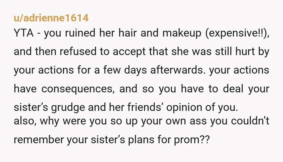 u/BowTrek
Sometimes “I’m sorry” isn’t enough.
It’s just words.
Did you actually try to do anything to mend fences other than say them?