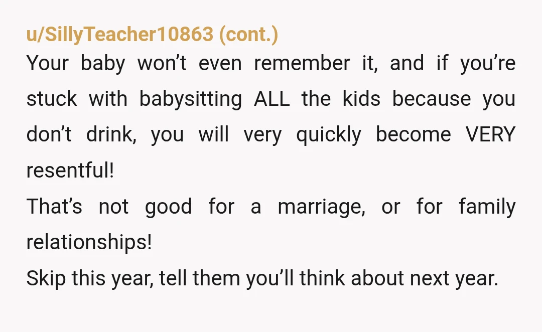 u/Blueridgetoblueocean Of course you are not the AH. Tell your husband you don’t this this is sustainable- financially or physically. Go in a year or two when you can build...