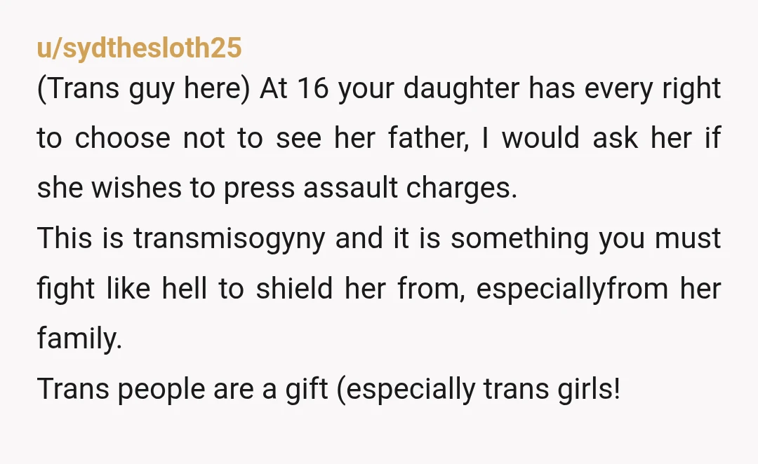 u/emu30 Well, I’m glad your daughter has one parent that accepts her for who she is. I would definitely take her to a salon and see if she can find...