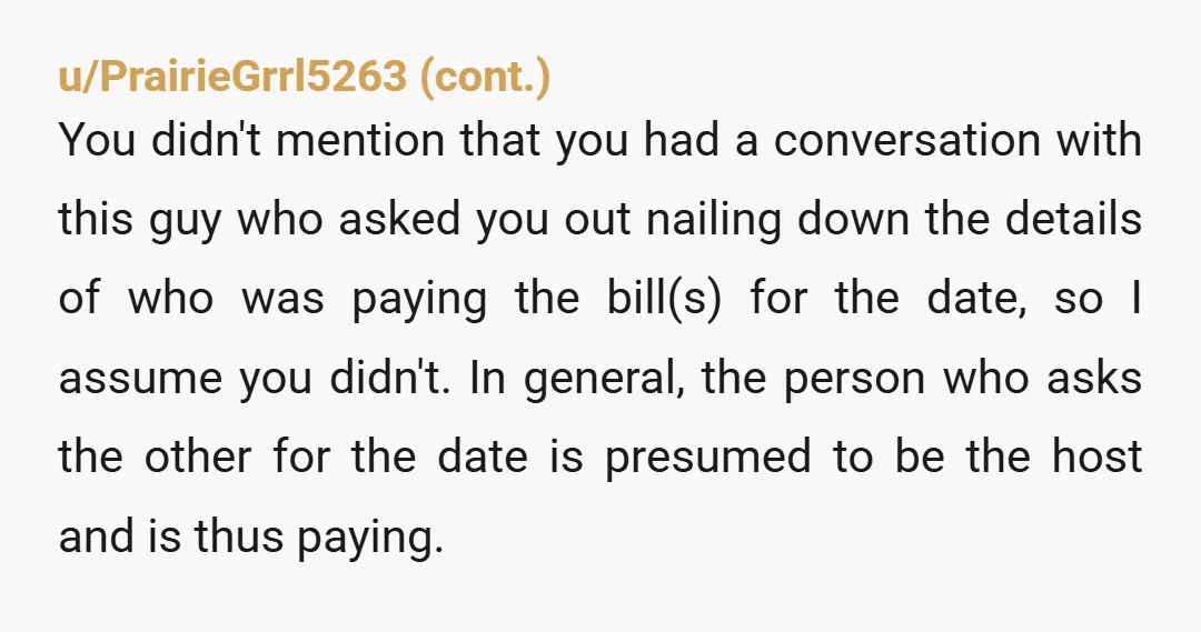 u/The_bookworm65 You should have told the waiter that you wanted separate checks to begin with so he didn’t need to worry. Another option would be to say up front something...
