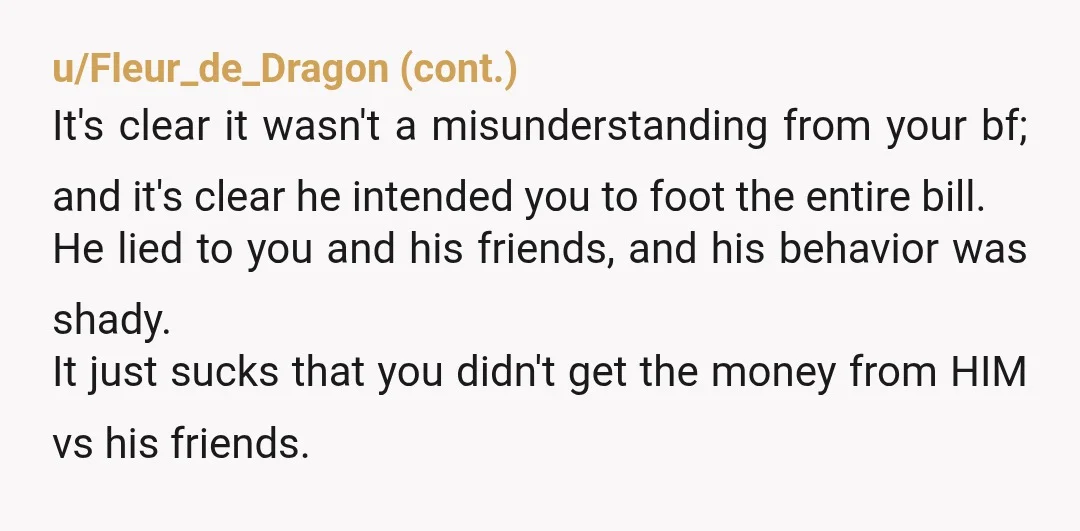 u/DawgMom67
YTA.....so you think not making him pay his share is punishing HIM ??