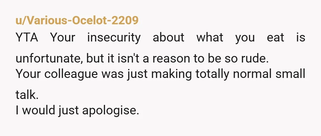 u/Jboca77 YTA, and come across as a miserable person in general. You are at work where there is an expectation to have to interact to some degree with others, especially...