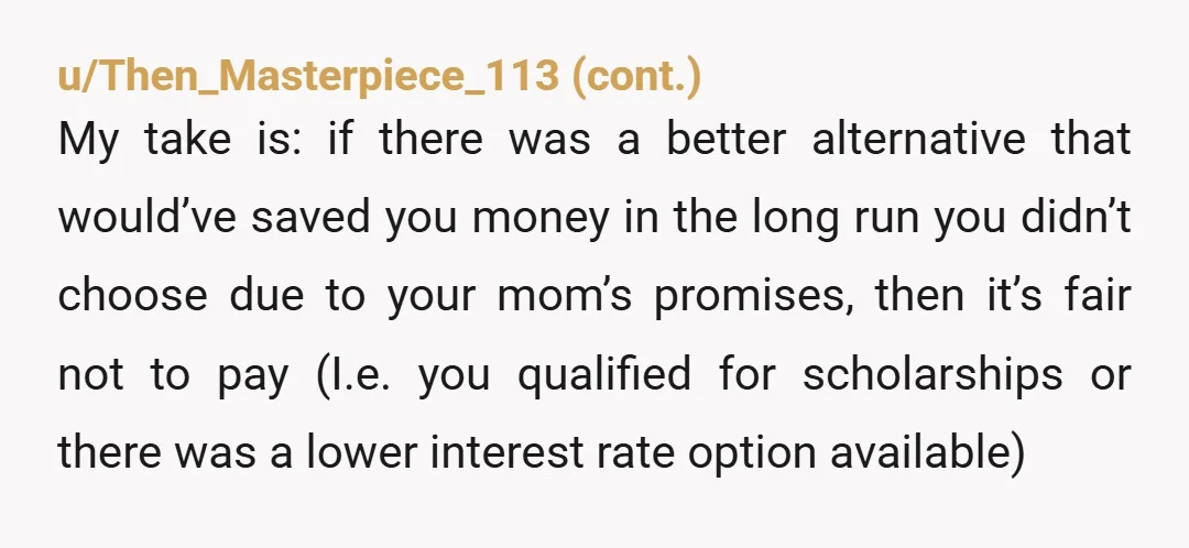 u/OneMilkyLeaf INFO: Will your social and work prospects suffer if you don't pay this loan and you end up branded unfilial? Regardless, a lot of Americans with a very different...