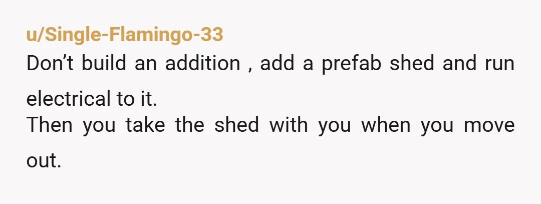 u/Spare-Shirt24 NAH This is messy.   Either leave the house as-is and put a desk in a corner somewhere for you to work from, or find another place to live.  You...