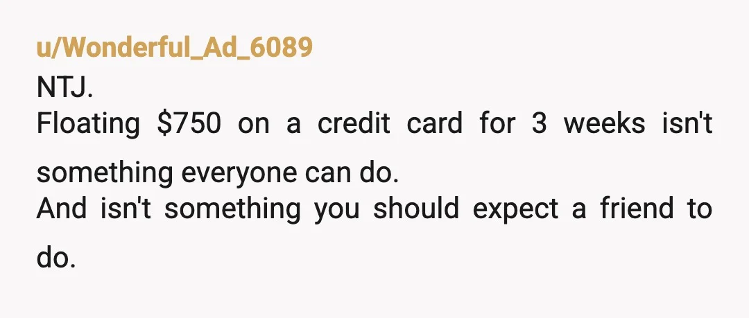 u/ShopEducational6572
Why even post this, just to vent? Under what set of circumstances could you possibly be the jerk here?