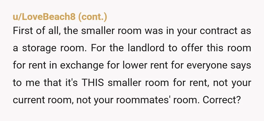 u/Jerseygirl2468 INFO the disabled student themself came and looked at the available room and signed the lease? If that's the case, then you don't need to move, they accepted the...