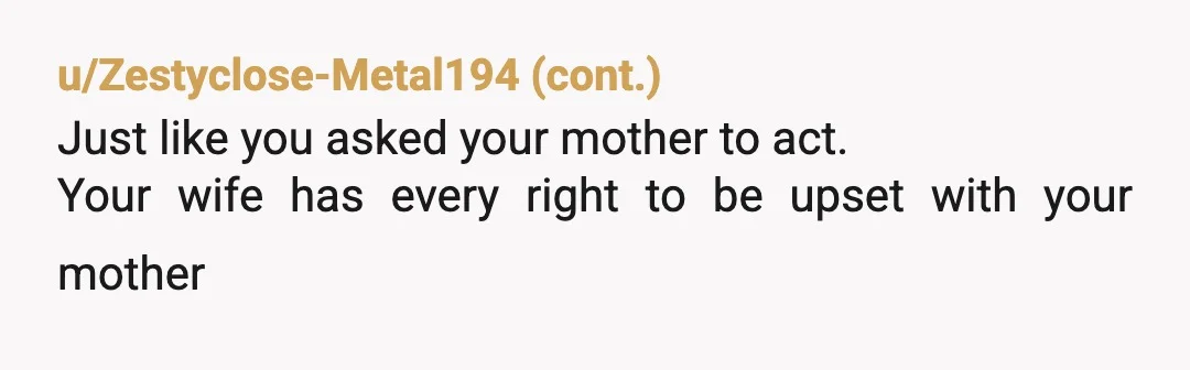 u/0hip
YTJ
For the elaborate deception
If you had doubts you should have just done a test.
Not get your mother involved in a big lie.