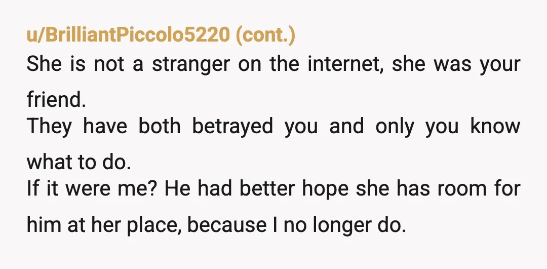 u/Hockey_Girl23 My question to him is where is the lingerie he was purchasing for you that she was trying on for him? his explanation is so weak. She is not...