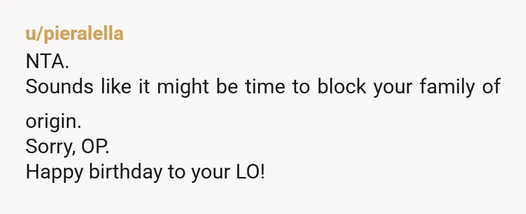 u/butterflygardyn Parents do this. I have a very difficult sibling that I was in low contact with most of my adult life. I was polite and courteous when we saw...