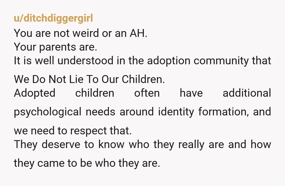 u/universalrefuse
NTA - Sucks to know you’re the product of an affair.
Your mixed feelings including disappointment are valid.