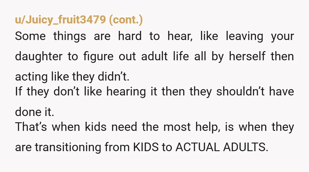 u/Suomwe
Did they ever even attempt to explain why they basically ignored their child for two years??