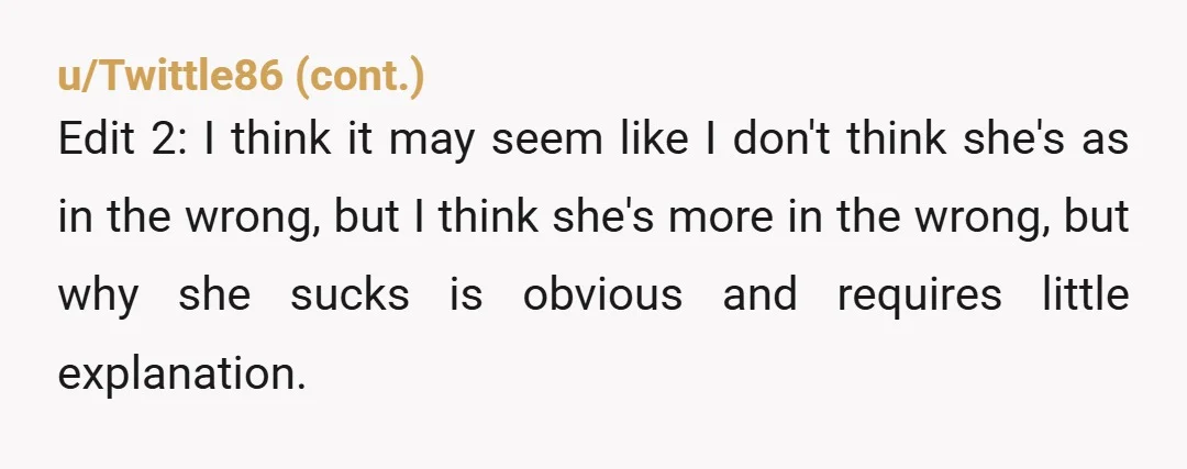 u/arsenal_kate I mean, you did this intentionally so she would see you naked. That was your goal, even if the reason behind it was to punish her and not for...
