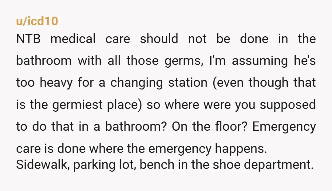 u/Bubble_Lights Nah, I don't think it would have been out of line. To follow up I probably would have said "Would you be rushing to the other side of the...