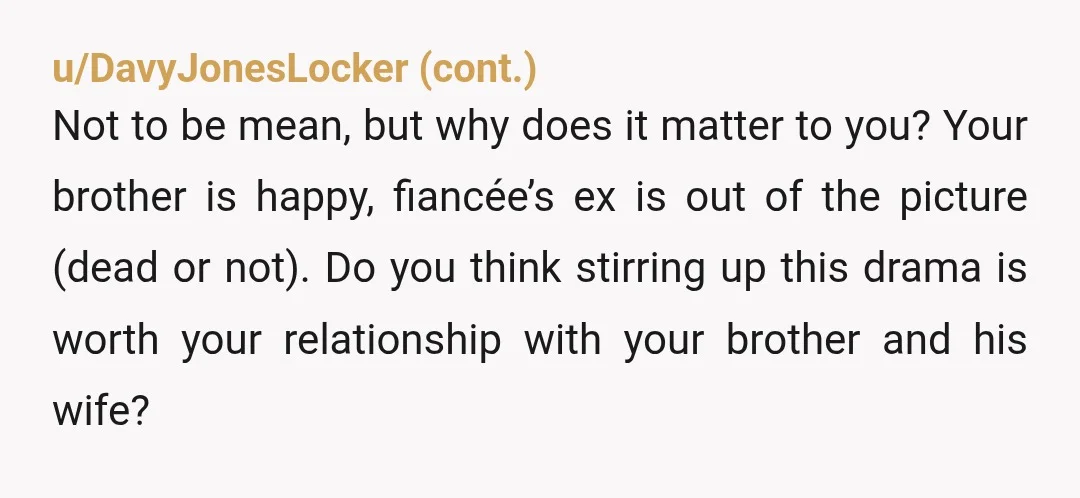 u/lamadelyn
My immediate thought is that she was in an abusive relationship, just remember not everyone lies for a bad reason.