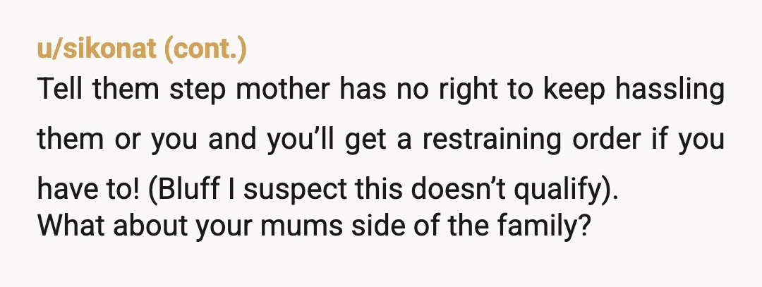 u/EsjaeW
Would they be demanding the same if you were male?
Perhaps everyone who is pressuring you should be asked this?