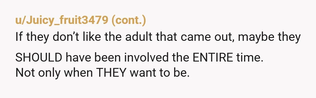 u/DoIQual123
NTA, tell your aunt what your parents have been doing
or rather, not been doing