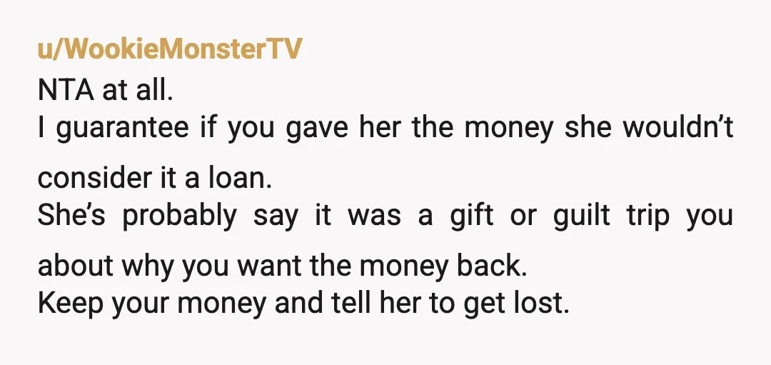 u/electricbluelight99
Nta.
There is no life saving surgery that costs 3,000.
Also first rule of lottery winning: you don’t tell anyone.
Not even your own mother
