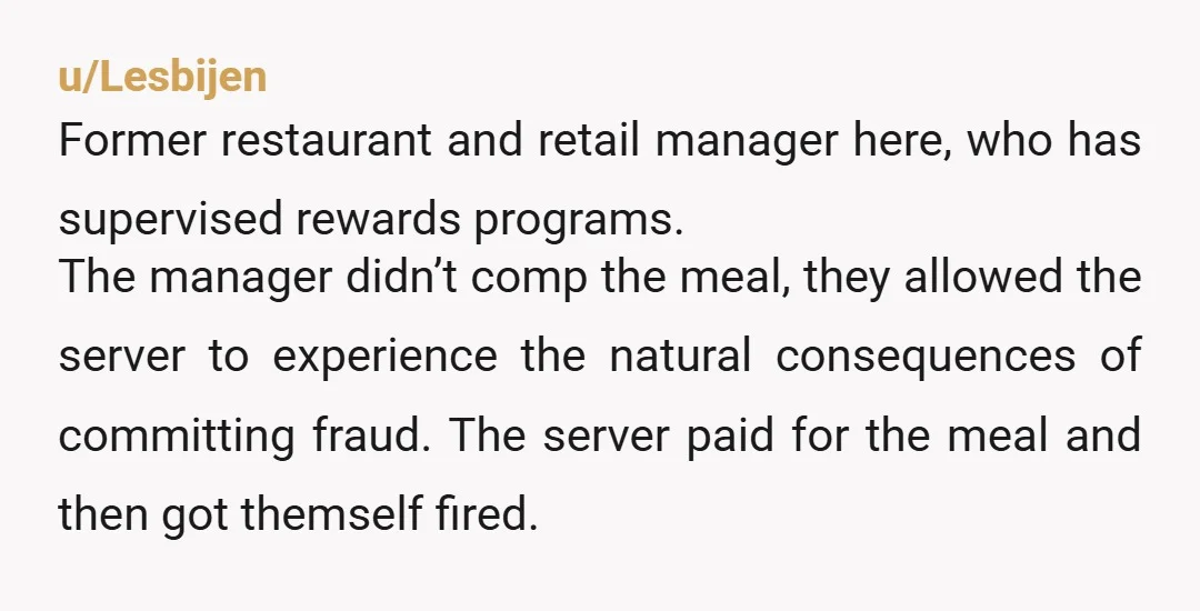 u/_allycat You identified it yourself, the waiter is using his own personal card to get cashback from your purchase and he would pocket your cash to pay himself back. It's...