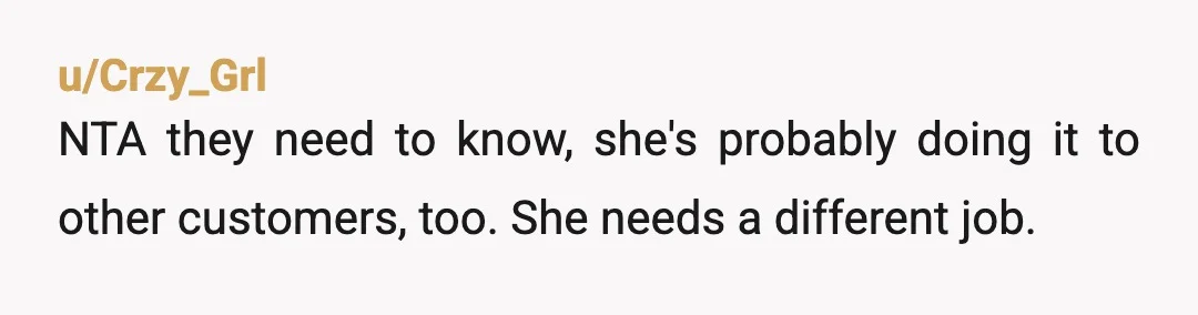 u/Appropriate-Mall9781
If this is all there is to the interactions, NTA.
They're being very unprofessional, and it's probably not just you that is treated this way.
