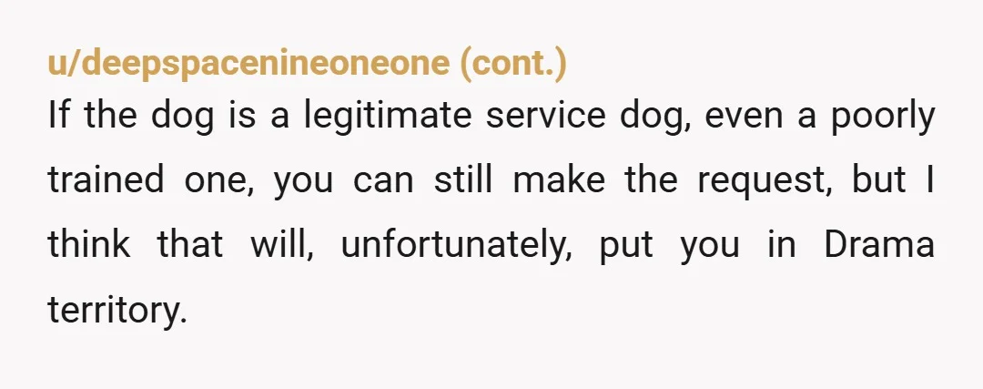 u/Metalheadmastiff As a service dog handler with a dog that preforms PTSD related tasks This dog is not a service dog and is not covered by Texas law. Whilst there...