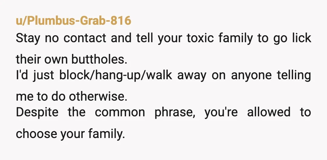 u/AskAChinchilla
Shouldn't having his wife be everything in this situation? You don't owe him anything at this point.
He did this to himself.