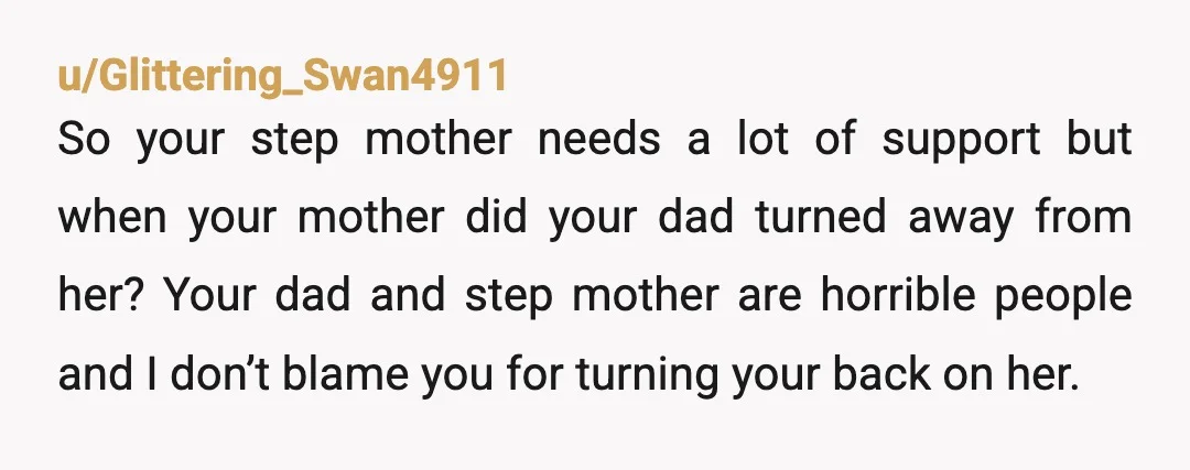u/_A-Q Do you have family on your mother’s side that you can go to? First things first is getting a job to support yourself wherever you go. Maybe a friends...
