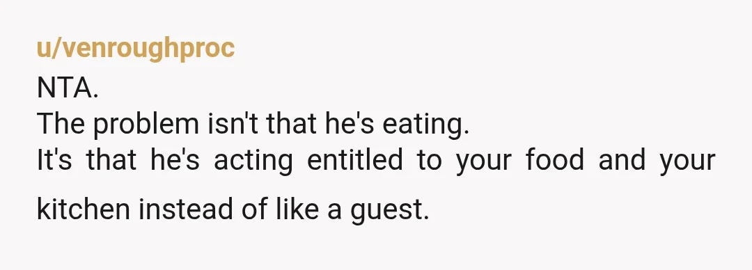 u/this-thing NTA but - your house, your rules, you should be the one having the convo. You should speak to him like he’s five years younger. Break it down for...