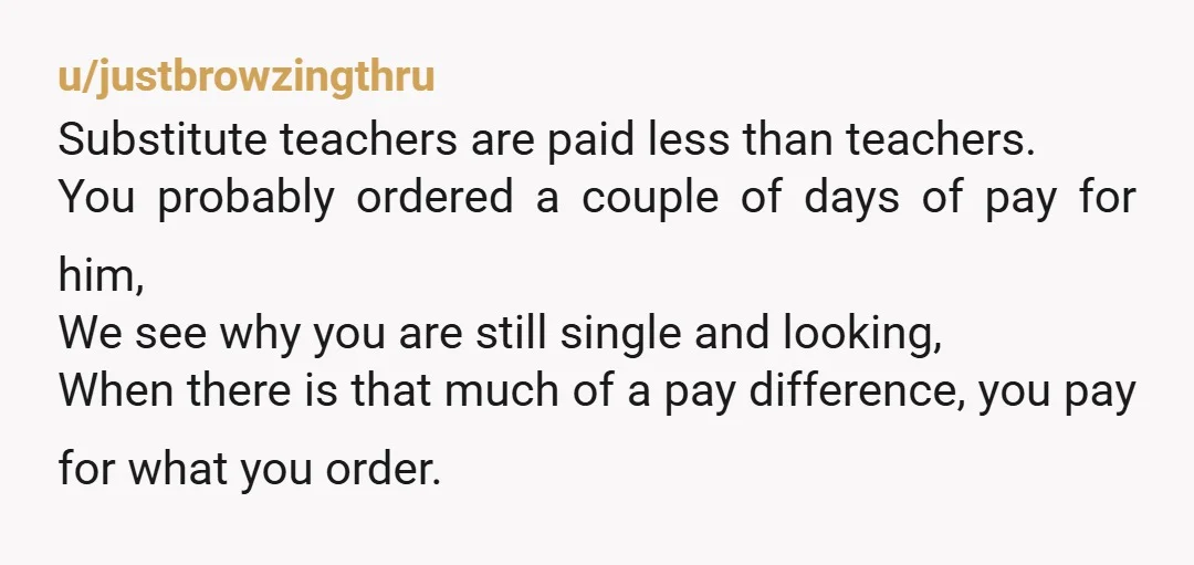 u/SlowNSteady1
YTA for what is either AI slop or you are just an awful person (for starters, ordering a dessert to go? Really?)